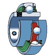YAR 211-200-2F SKF BALL BRG