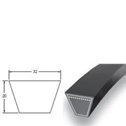 32x5500 Li-D 5575 Lw Klínový řemen Rubena